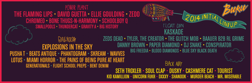 buku 2014 lineup