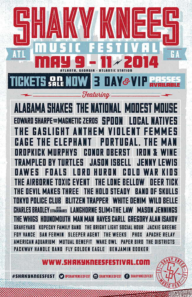 shaky knees 2014 lineup